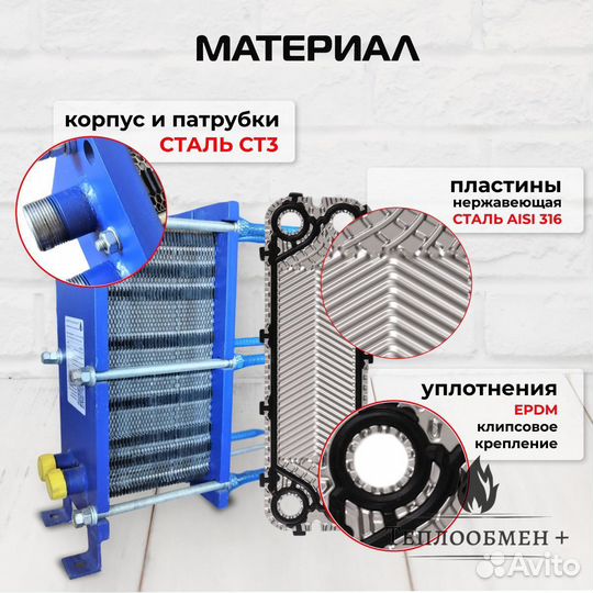 Теплообменник для бани SN04-81 для 1000 м2 100кВт