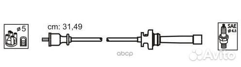 Комплект проводов зажигания mitsubishi: carisma