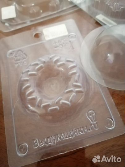 Формы для мыла. Пластиковые. Пакетом по 10 штук. Б