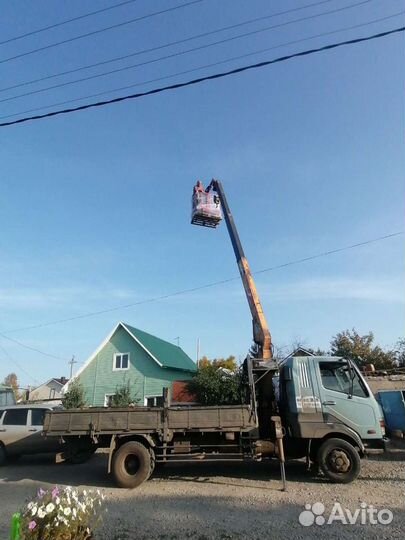 Автовышка, кран