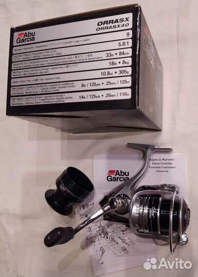 Спиннинговые катушки Abu Garcia Orra SX