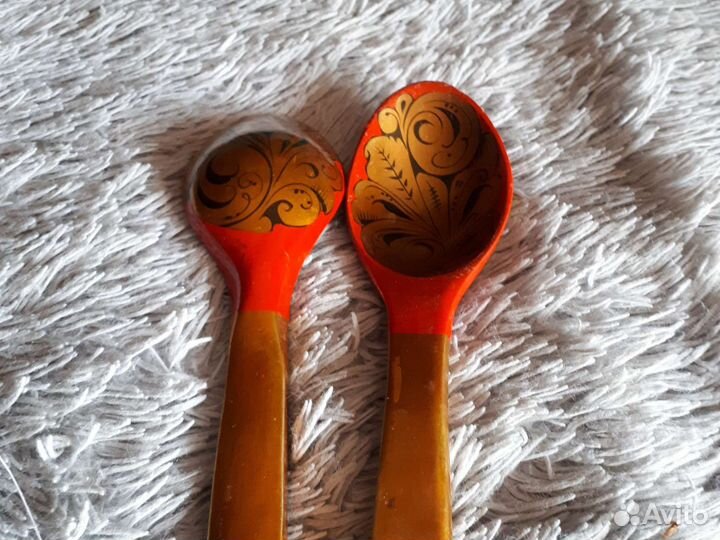 Деревянные ложки СССР, хохлома