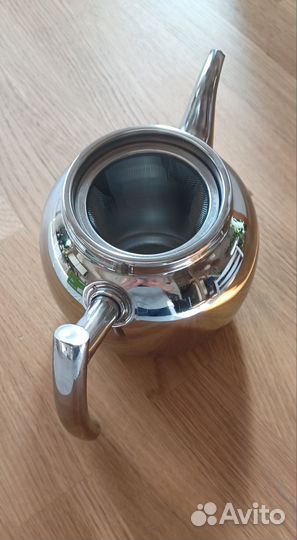 Заварочный чайник, кофейник металлический 1.05 л