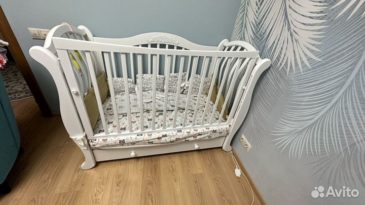 Детская кровать с гандылян габриэлла люкс