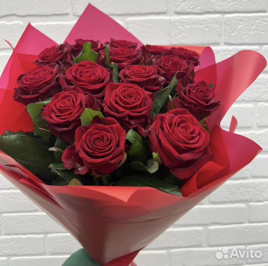 Букет роз 15 шт бонусная система для авито