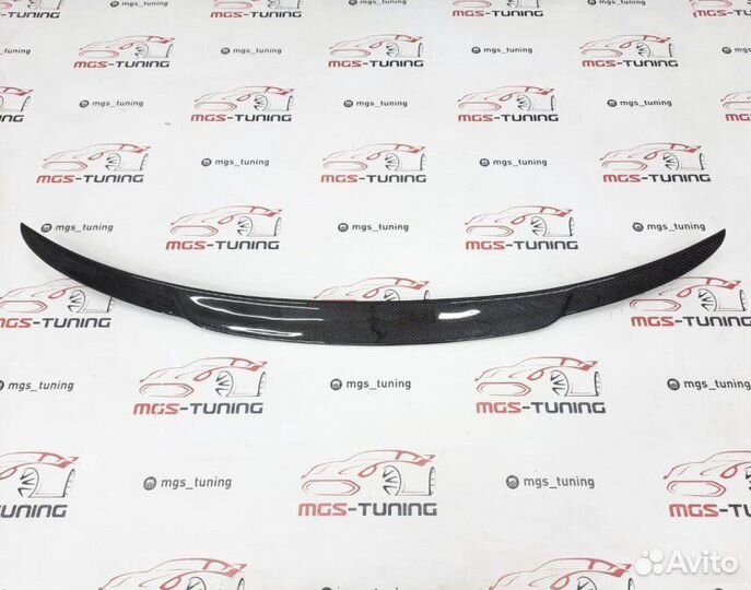 Спойлер (B) на Mercedes E-Class w213 карбон