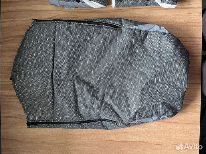 Накидка на ножки для коляски и муфты-варежки