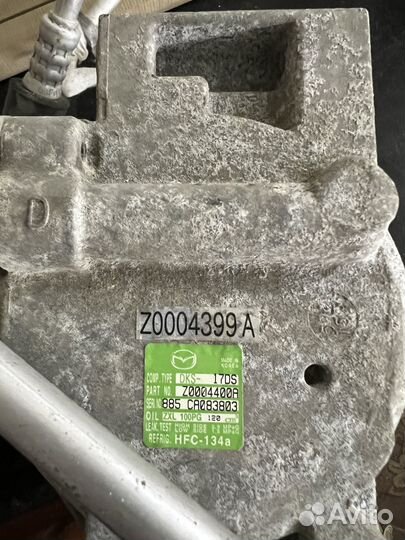 Компрессор A/C Мазда 6 GH 08-12 г.в