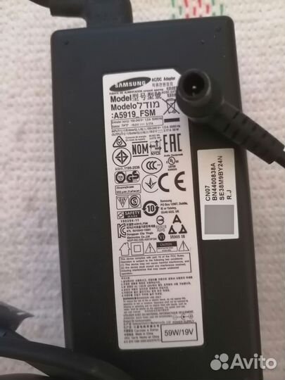 Samsung a5919fsm bn4400838a 19V. 3.17A. 59W