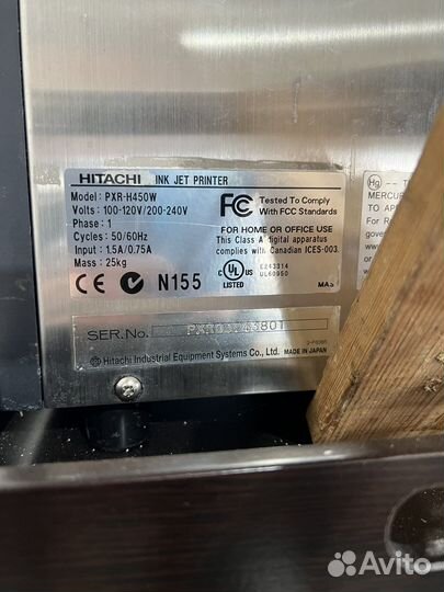 Каплеструйный принтер Даттер hitachi