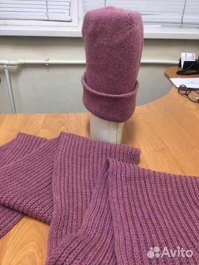 Комплект шапка и шарф