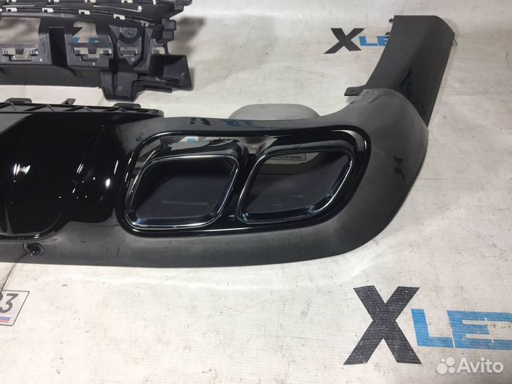 Диффузор с насадками Mercedes W257 CLS AMG 63