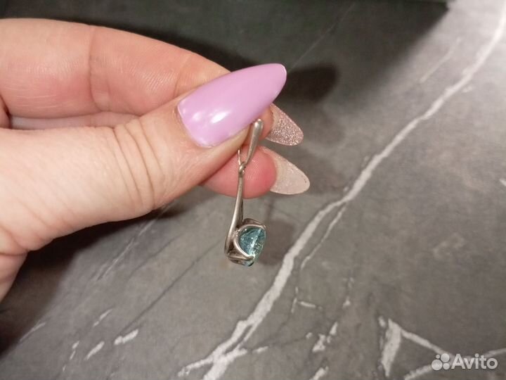 Кулон серебро