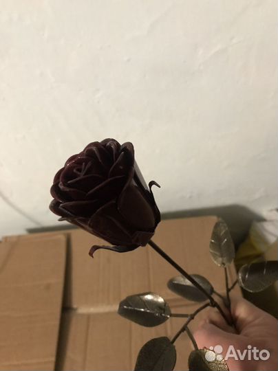Роза из металла