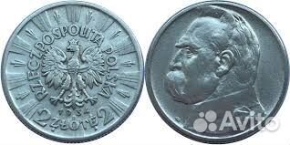 Монета серебряная, Польша, редкое