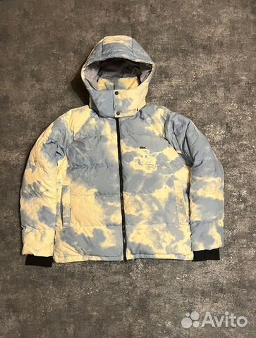 lacoste cloud hooded puffer jacket