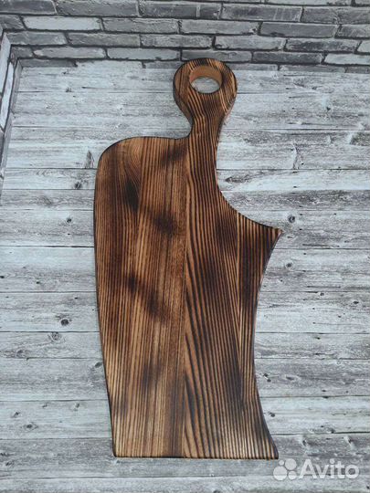 Доска кухонная из бука с обжигом