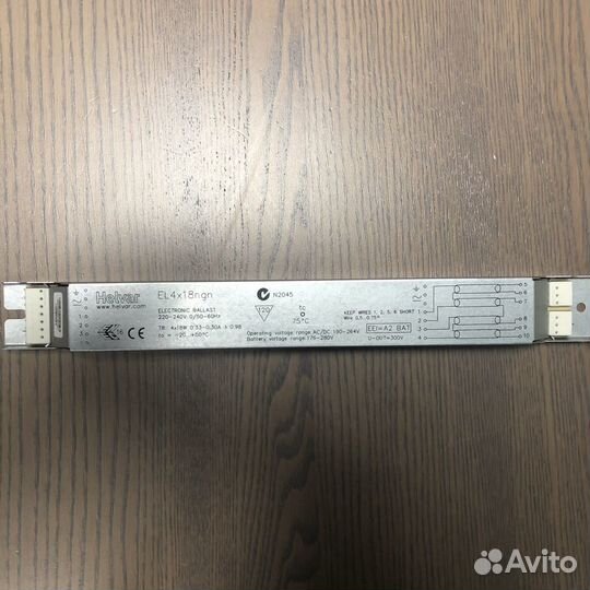 Дроссель EL4х18ngn электронный для люминесц