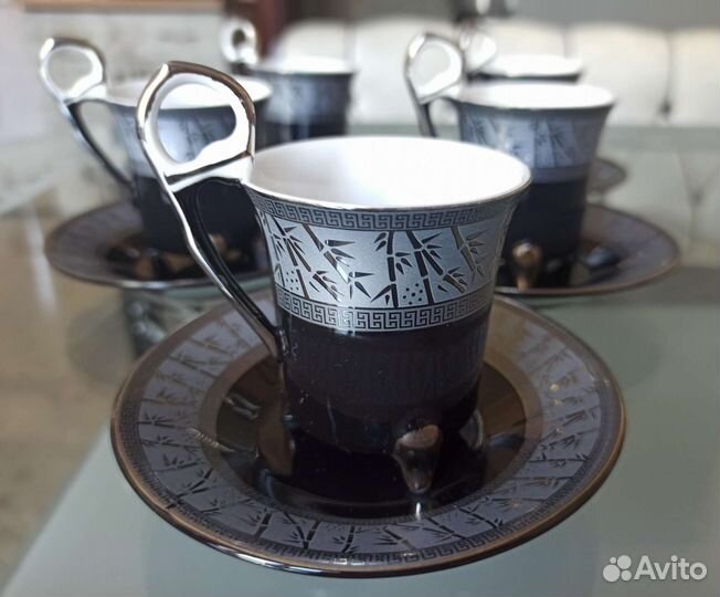 Чашечки для кофе (Япония), конфетница, штофы