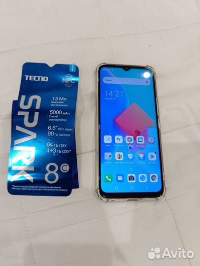 Tecno Spark 8C, 3/64 ГБ