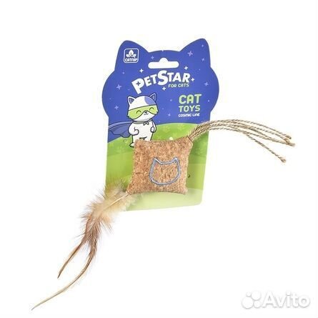 284.2.15877 PET star игрушка для кошек 25х6см поду