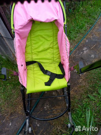 Детские санки с колесами