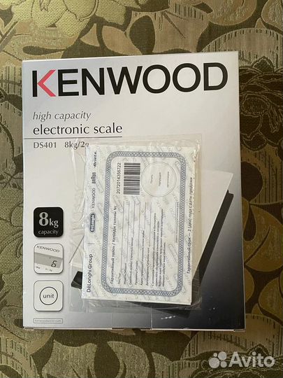 Весы кухонные kenwood