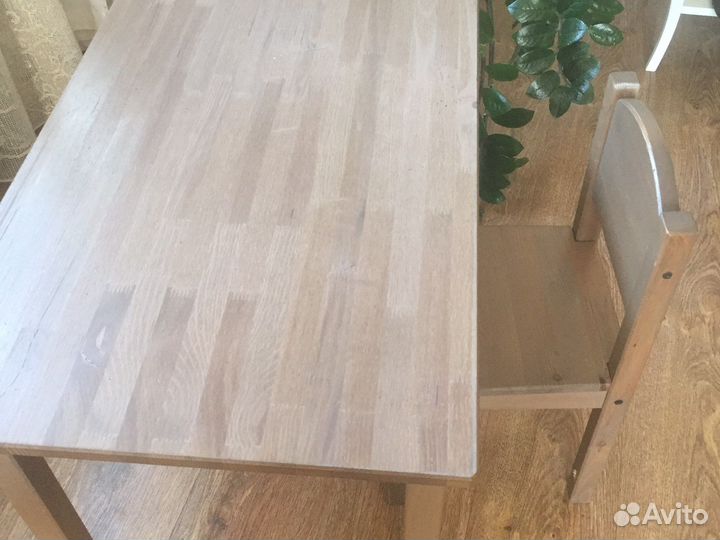 Детский стол и стул IKEA