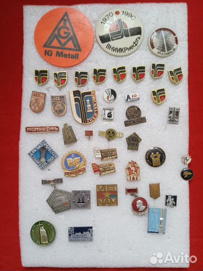 Значки СССР. Нефть,газ,промышленность,институты