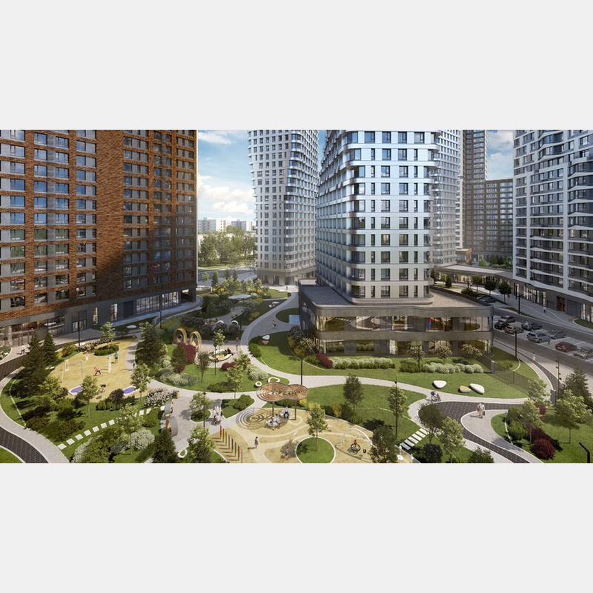 1-к. квартира, 43,9 м², 12/27 эт.