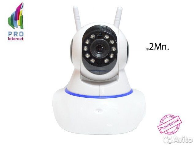 Поворотная Wifi IP-Камера 2мп (Обзор 355 Градусов)