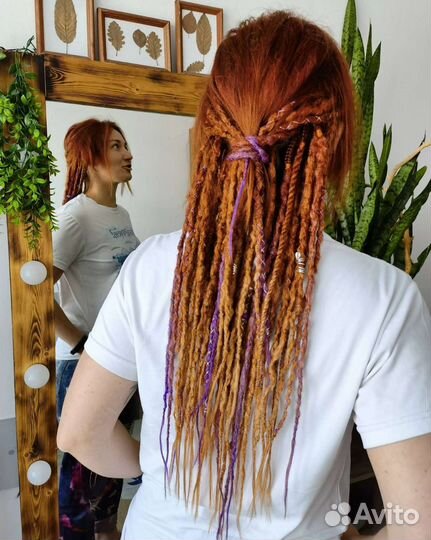 Дреды на затылок
