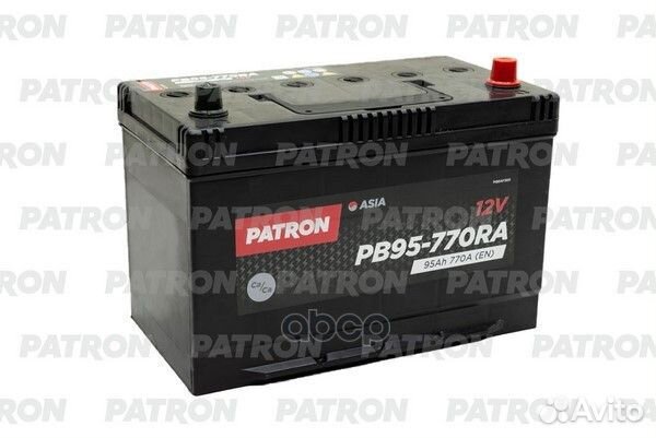PB95770RA Аккумулятор patron asia 12V 95AH 770A