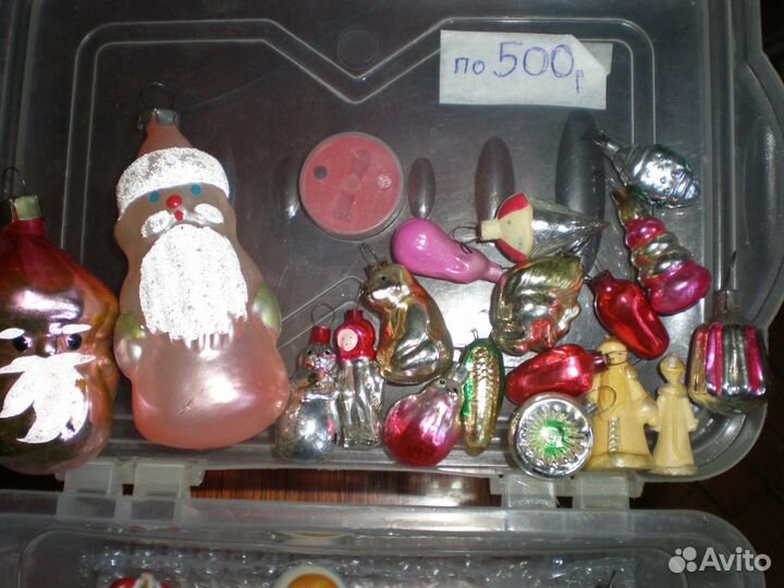 Коллекционные елочные новогодние игрушки СССР