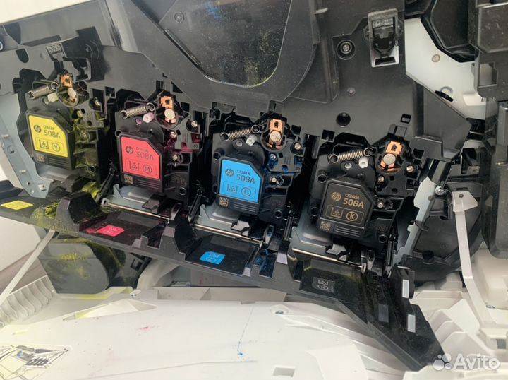 Профессиональный цветной Лазерный принтер HP M553n