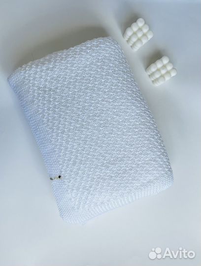 Плед вязаный детский