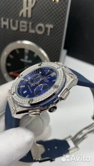 Часы стильные женские кварцевые синие