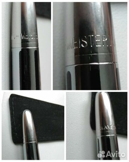 Montblanc перьевая ручка новая металл