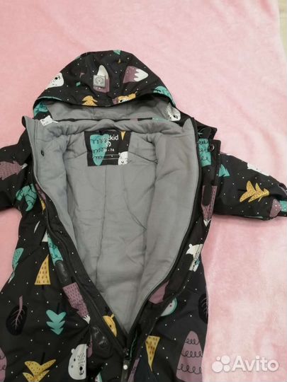 Комбинезон зимний Crockid размер 68-74