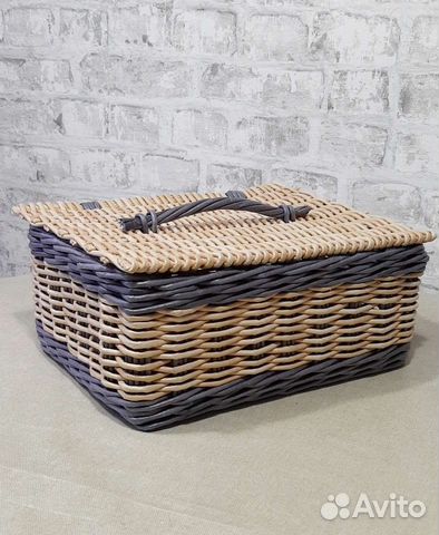 Шкатулка плетеная