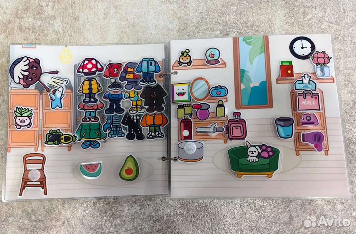 Книжки Игры Развивашки на липучках