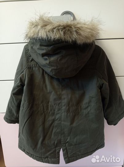 Куртка- парка осенняя для девочки 12-18 мес, 86 р