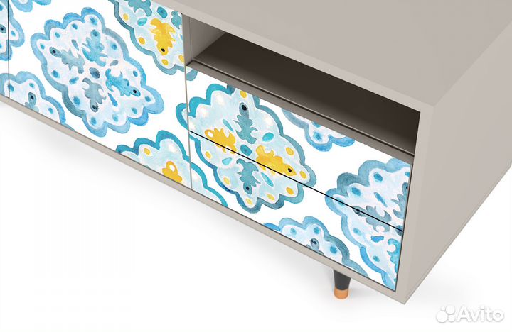 Тв-тумба T7 - Сатин - Portugese tiles