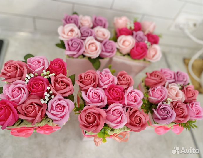 Букет из мыла