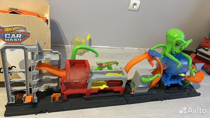 Трек хот вилс автомойка осьминог