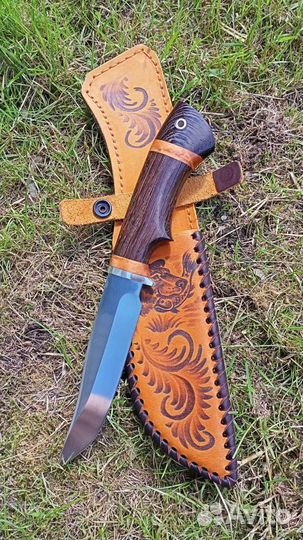 Нож охотничий сталь Х12мф