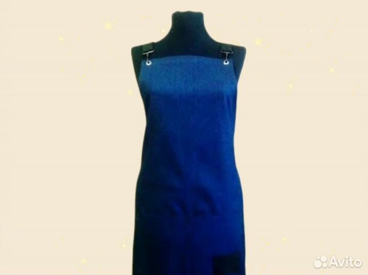 Фартук джинсовый