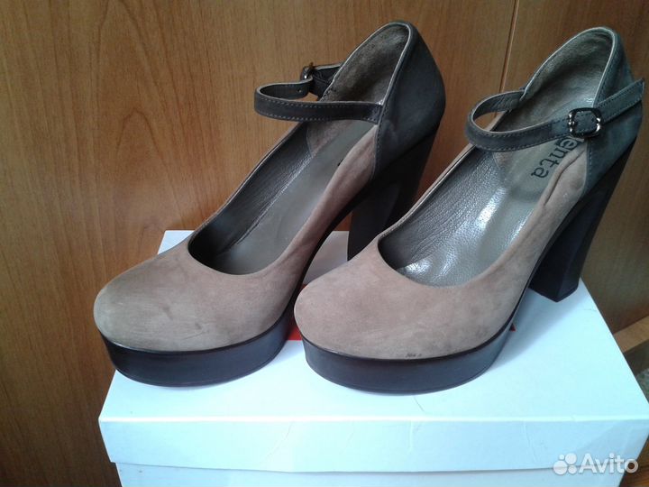 Туфли замшевые