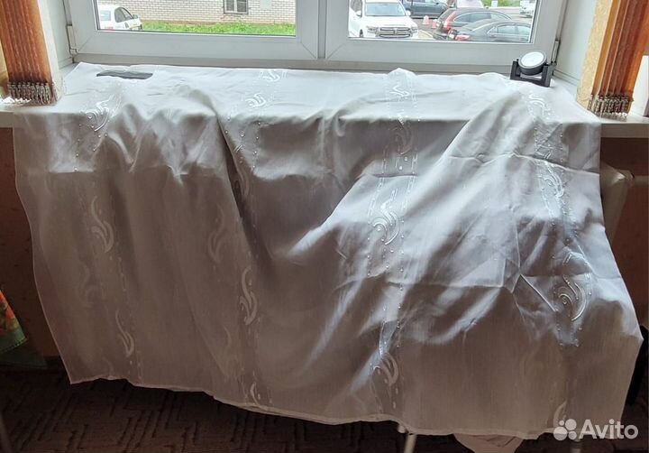 Ламбрекен с тюлью