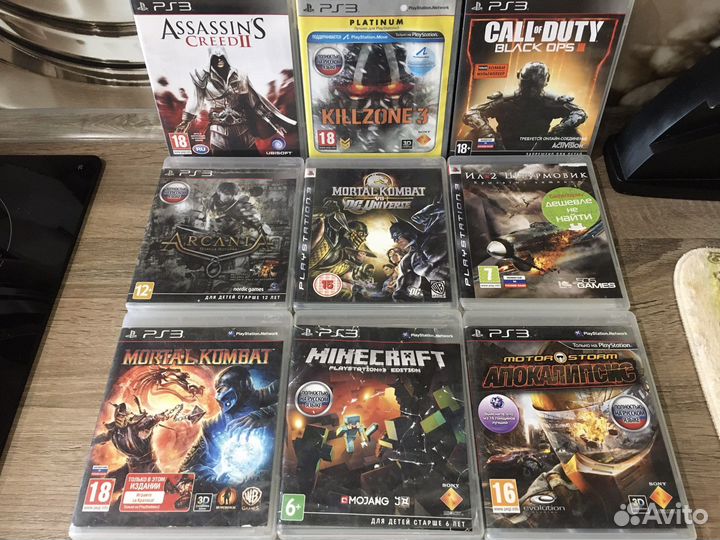 Игровые диски на ps3